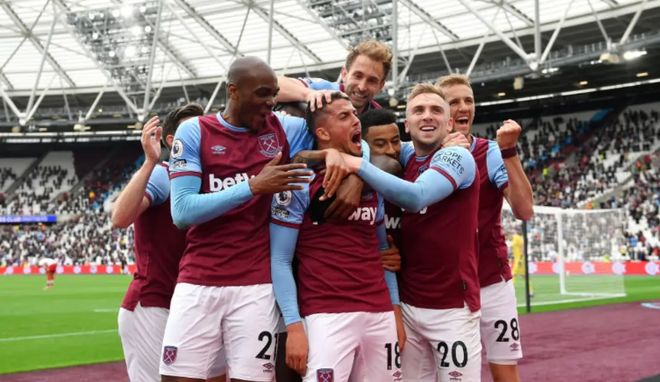 西汉姆联抢分成功，队员表现抢眼的简单介绍